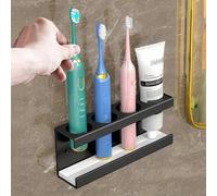 Shein Soporte para cepillo de dientes eléctrico con base de diatomita absorbente - Montado en la pared, no requiere energía, ideal para la organización del