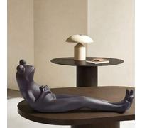 Shein Soporte para incienso con forma de rana adorable, quemador de incienso cono de cerámica hecho a mano, decoración aromática moderna, accesorios de deco