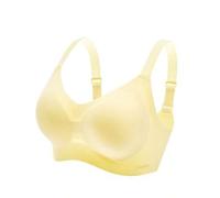 Shein Sostén sin costuras con soporte lateral transpirable y sin cable "Dream Curve 2ndSkin" de cobertura total, adecuado para deportes, estar en casa y com