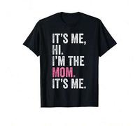 Shein Soy yo, hola, soy la mamá. Camiseta gráfica retro, camisas divertidas para hombres de algodón transpirable y cómodo, regalos casuales, deportivos, de