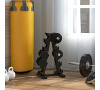 Shein SPORTNOW Estante para Mancuernas de 5 Niveles Soporte de Almacenamiento para Mancuernas de Acero para Entrenamiento en Gimnasio Hogar Carga 100 kg 35x