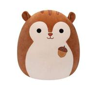Shein Squishmallow KellyToys - 13 cm (5 pulgadas) - Sawyer la ardilla marrón - Juguete de peluche súper suave y almohada con forma de animal
