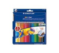 Shein STAEDTLER Lot de 3 Crayons aquarelle Noris Club aquarell, étui carton de 24
