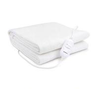 Shein STARLEY - Manta Eléctrica Blanca 150x80cm 60W Individual, Calienta Camas con Control de Temperatura, Ideal para Invierno y Dormitorio