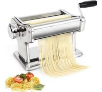 Shein STARLEY-Maquina de Pasta Manual de Acero Inoxidable Máquinas pasta Fresca italianas 18 x 15 x 13 cm