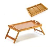 Shein STARLEY-Mesa Plegable De Madera Bandeja Con Patas Plegables Para Desayuno En La Cama o Usar Como Mesa De Tv Bandeja De Ordenador Portátil Bandeja De A