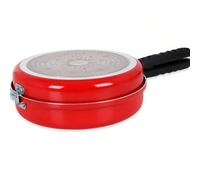 Shein STARLEY-Sartén para Tortillas Quttin Infinity Plus 24CM,Sartén Doble Tortillera Antiadherente de inducción,Aluminio Forjado Doble Capa,Resistente Dura