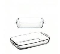 Shein STARLEY- Set 2 bandejas horno rectangular borcam, bandeja de cocina para preparar recetas al horno. apta para microondas, congelador y lavavajillas.26