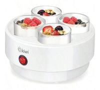 Shein STARLEY-Yogurtera Clatronic para una preparación rápida y fácil,con 4 tarros de Cristal de 180 ml / 10w