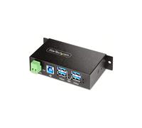 Shein StarTech.com Hub USB Industrial de 4 Puertos Gestionado, Servicio Pesado, Caja de Metal, Protección ESD y Sobretensión, Montaje DIN, Pared, Escritorio