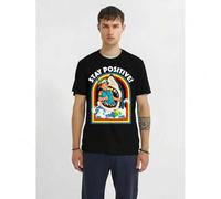 Shein Stay Positive - Shark Lover Wildlife Ocean Sea Animal Lover T-Shirt-220g Tee For Adult, Men, Women, Teen, Teenager, Adolescent, Youth