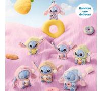 Shein Stitch - No importa lo cansado que estés, deberías comer una serie de Caja ciega de peluche de vinilo, 4.33*4.72*3.35 pulgadas, adornos encantadores,