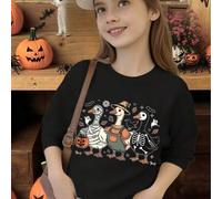 Shein Suéter de cuello redondo para niña, sudadera con eslogan Girl Sense personalizado, Fe y fuerza, sudadera con algodón, casual y versátil, otoño, i