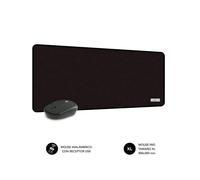 Shein SUBBLIM Alfombrilla con Ratón Harmony Pack Mousepad XL + Wireless Mouse Black