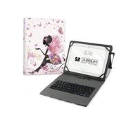 Shein SUBBLIM Funda con Teclado Micro USB - Type C KEYTAB USB 11" Hadas