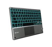 Shein SUBBLIM Teclado Bluetooth Smart Backlit BT Keyboard Touchpad Grey
