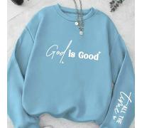 Shein Sudadera casual para mujer "Dios es bueno"