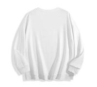 Shein Sudadera clásica de manga larga y cuello redondo para mujer, estilo informal. Camiseta gráfica "Howdy Partner Dog Cowboy" para mujer, estilo western.
