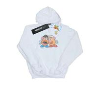 Shein Sudadera con capucha Blanca de Mr. y Mrs. Potato Head de Toy Story 4 para hombres