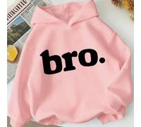 Shein Sudadera con capucha de estilo casual con estampado de letras simple para estudiante adolescente femenina, se puede usar en primavera y otoño, para ir