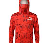 Shein Sudadera con capucha de protección solar con braga para el cuello para hombres ABUGARCIA, manga larga, cómoda y de secado rápido, para actividades al