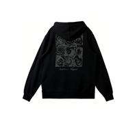 Shein Sudadera Con Capucha Graphic Mix Organic para Hombre en color Negro ✅ Entrega 24/72h a España (península)