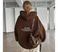 Shein Sudadera con capucha larga con estampado de eslogan para mujer ÚNICA SIEMPRE CAMBIANTE LAS CHICAS Cada chica tiene muchas caras, y el es como un espej