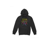 Shein Sudadera con capucha negra con estampado de Doctor Strange para hombres