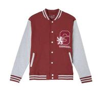 Shein Sudadera Con Cremallera Cotton Brushed Harry Potter Gryffindor Cálida y Cómoda | Sudadera Harry Potter de Moda para Otoño e Invierno, Prenda de Abrigo