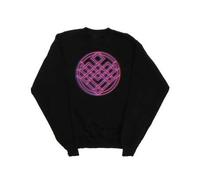 Shein Sudadera con icono de neón de Shang-Chi y la leyenda de los Diez Anillos para mujeres/damas (negro)