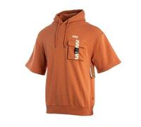 Shein Sudadera de hombre con estampado de grafiti, moda deportiva y casual, con capucha de manga corta en capas VN000GR4EHC