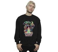 Shein Sudadera de la Liga de Superhéroes de DC SuperMascotas con poderes superpoderosos (Negro)