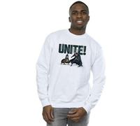 Shein Sudadera de la Liga de Superhéroes de DC SuperMascotas Unite para hombres (Blanco)