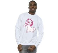Shein Sudadera de Los Aristogatos Marie para hombres (Blanco)
