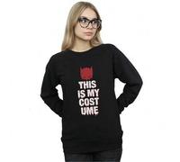 Shein Sudadera de mujer/dama Batman This Is My Costume (Negro)