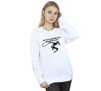 Shein Sudadera de mujer/dama Catwoman No juego (Blanco)