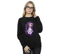 Shein Sudadera de mujer/dama de Avengers Infinity War Thor Guardians Team Up (Negro)