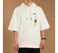Shein Sudadera deportiva casual para hombre con capucha y manga corta, tipo multicapa combinable VN000GR4FS8