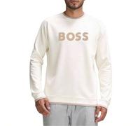 Shein Sudadera holgada de cuello redondo con estampado de letras y manga larga para hombres