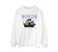 Shein Sudadera para mujeres/damas con el diseño de "Hocus Pocus Hallows Eve" (Blanco)