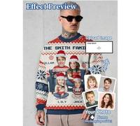 Shein Sudaderas personalizadas para hombres con diseños personalizables, que incluyen retratos de hombres y mujeres, miembros de la familia, mascotas, dibuj