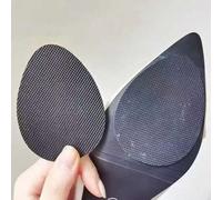 Shein Suela de zapato antiabrasión, suela de goma reductora de ruido para tacones altos, antideslizante, resistente al desgaste, unicolor transparente y aut