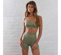 Shein Sujetador deportivo de tirantes finos para actividades, verano y vacaciones, apto para gimnasio, fitness, yoga, pilates y uso casual diario