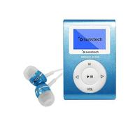 Shein Sunstech DEDALOIII Reproductor MP3 de 8GB con Sintonizador de Radio FM. Auriculares incluidos. Color Azul.
