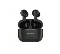 Shein Sunstech Wavepods One - Auriculares inalámbricos TWS con Estuche de Carga, diseño ergonómico y micrófono Manos Libres - Negro