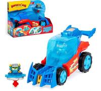 Shein SUPERTHINGS KAZOOM Power - Turbo Spinner Héroe. Vehículo con Lanzador de peonza. Incluye 1 Turbo Spinner y 1 Kazoom Exclusivo.,Entrega 24/72H