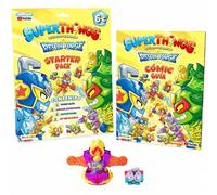 Shein SUPERTHINGS- Serie Rescue Force, Revista Que Incluye un Cómic Guía con la Historia de la Serie + 1 Rescue Jet con Efecto Metalizado + 2 Superthings -