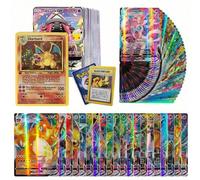 Shein Surtido de cartas coleccionables con múltiples generaciones de personajes icónicos, niveles de rareza mixtos que incluyen variantes comunes, poco comu