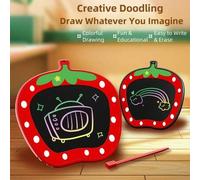 Shein Tableta de escritura LCD con forma de manzana, portátil para escritura y dibujo manual para niños, estudiantes y adultos | Protección ocular, reuti