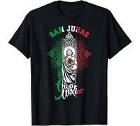 Shein Tadeo Viva México | Camiseta mexicana de San Tadeo, 100 % algodón, con un peso de tela que realza tu carácter excepcional, color negro